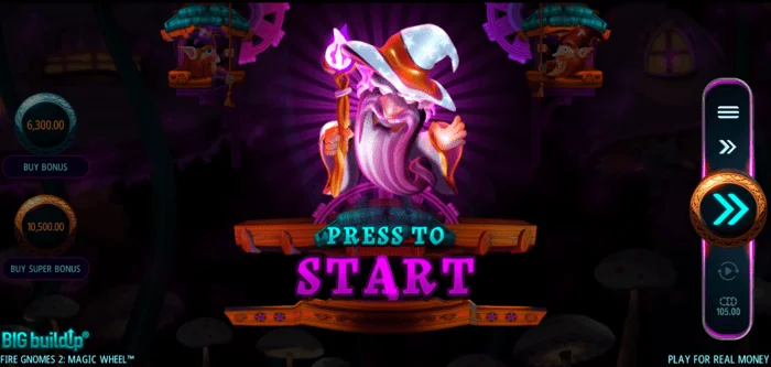 Fire Gnomes 2 Magic Wheel – začetek bonus igre