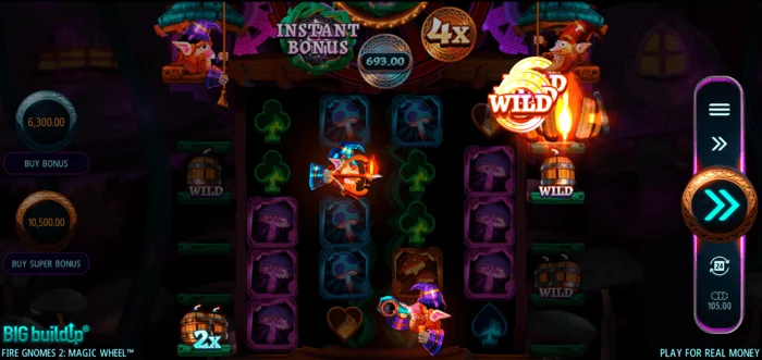 Fire Gnomes 2 Magic Wheel – tabela simbolov